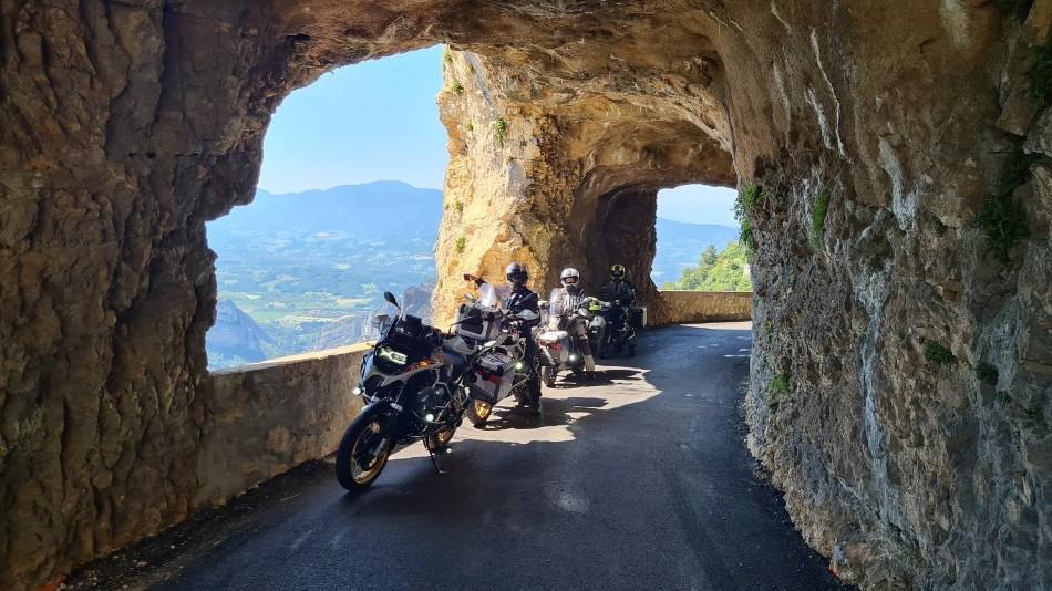 Alps and Cote d' Azur - French and Swiss Alps with Moto Tours Europe background