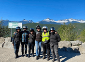 Women's Canadian Rockies Tour with Adventure Pacific background